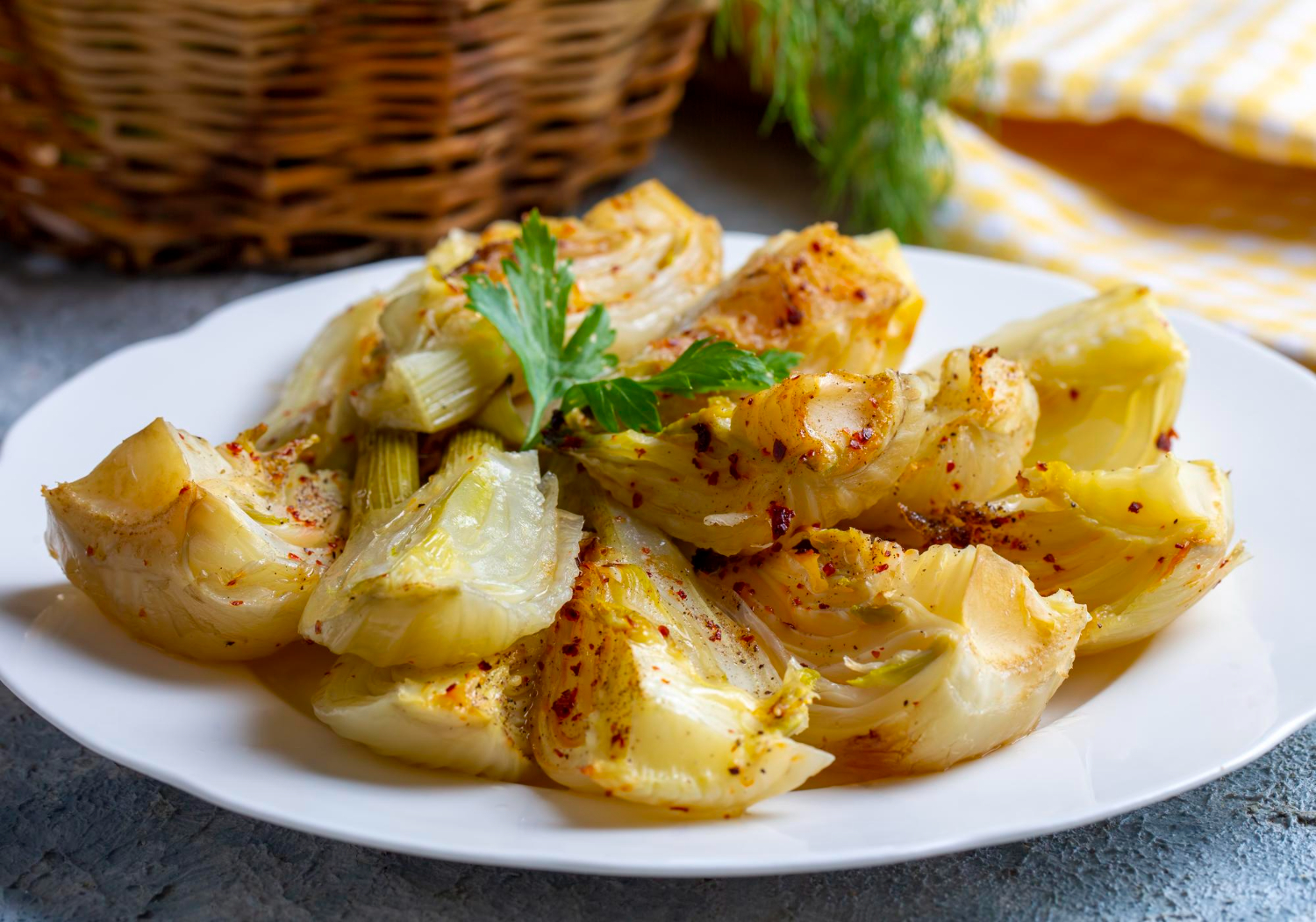 Hodekål i airfryer, sprøstekt og gyllen